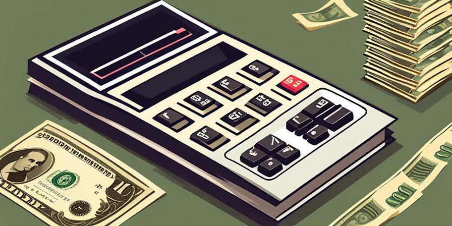 Beneficios fiscales con calculadora y billetes