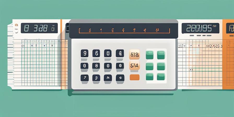 Calculadora rodeada de facturas y notas de planificación financiera