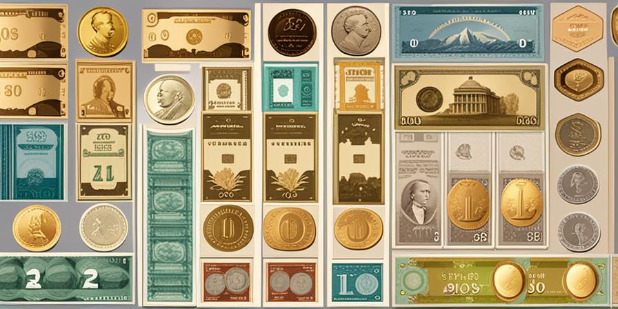 Mezcla de monedas y billetes que representan diversidad e inversión